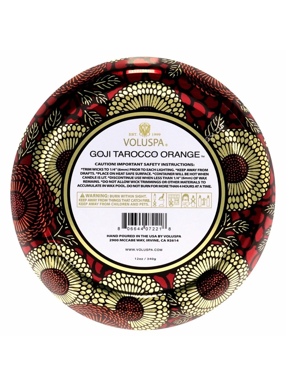 Voluspa goji torocco
